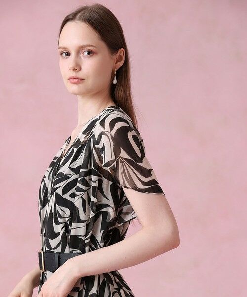 ANAYI / アナイ ロング・マキシ丈ワンピース | アートリーフシフォンロング ワンピース | 詳細16