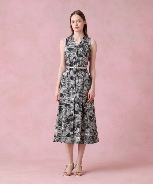 ANAYI / アナイ ロング・マキシ丈ワンピース | ブラッシュフラワープリントアメスリ ワンピース | 詳細10