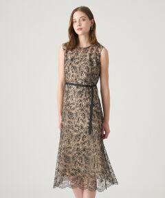 ANAYI / アナイ ドレス | レースフラワーチュールフレア ワンピース