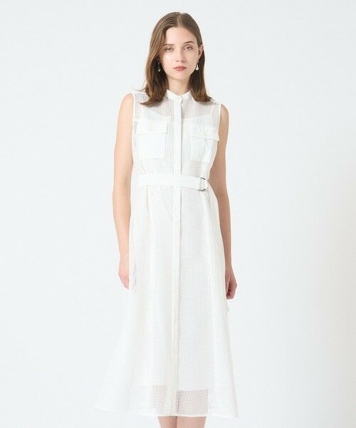 ANAYI / アナイ ドレス | メッシュポケットコンビ ワンピース | 詳細1
