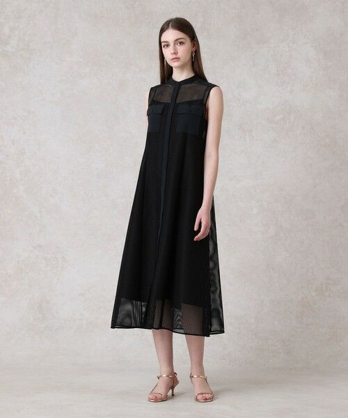 ANAYI / アナイ ドレス | メッシュポケットコンビ ワンピース | 詳細12