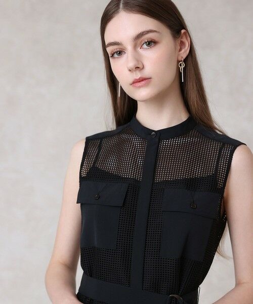 ANAYI / アナイ ドレス | メッシュポケットコンビ ワンピース | 詳細17