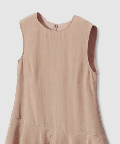 ANAYI / アナイ ミニ丈・ひざ丈ワンピース | トリアセエアリーローンティアード ワンピース | 詳細7