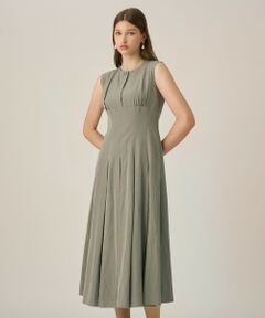 ANAYI / アナイ ミニ丈・ひざ丈ワンピース | トリアセリネンノースリーブ ワンピース