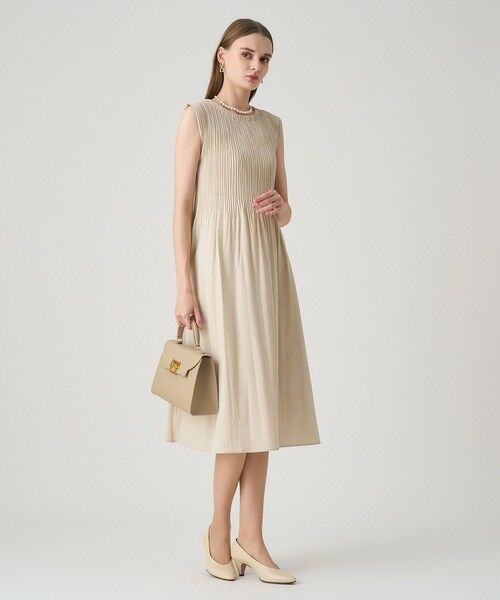 ANAYI / アナイ ロング・マキシ丈ワンピース | サッカーストレッチプリーツ ワンピース | 詳細4