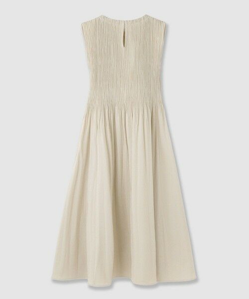 サッカーストレッチプリーツ ワンピース （ロング・マキシ丈