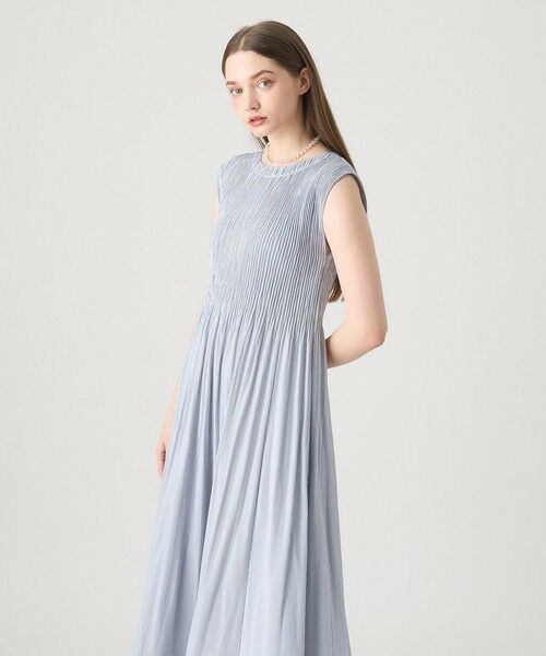 ANAYI / アナイ ロング・マキシ丈ワンピース | サッカーストレッチプリーツ ワンピース | 詳細13