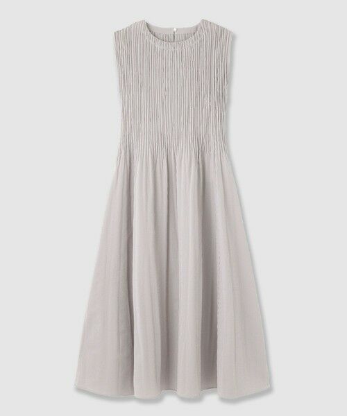 【372】美品　アナイ　サッカーストレッチフレア ワンピース　白黒　38 サッカーストレッチフレア ワンピース | ANAYI/アナイ | 三越