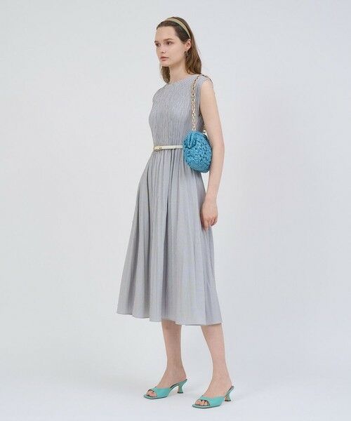 ANAYI / アナイ ロング・マキシ丈ワンピース | サッカーストレッチプリーツ ワンピース | 詳細28