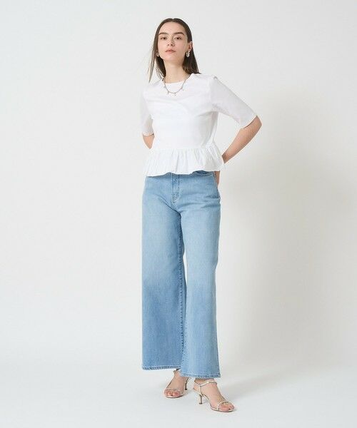 ANAYI / アナイ カットソー | ライトポンチペプラム5分袖プルオーバー | 詳細6