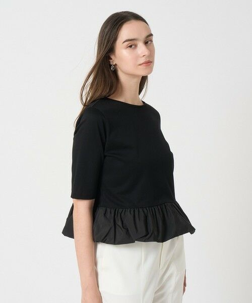 ANAYI / アナイ カットソー | ライトポンチペプラム5分袖プルオーバー | 詳細12
