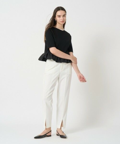 ANAYI / アナイ カットソー | ライトポンチペプラム5分袖プルオーバー | 詳細13