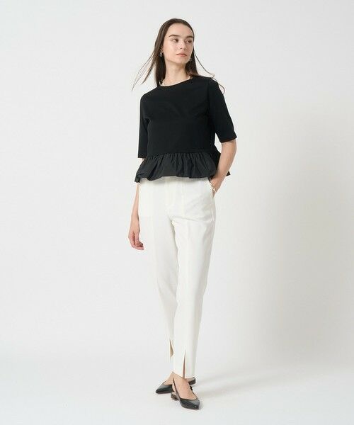 ANAYI / アナイ カットソー | ライトポンチペプラム5分袖プルオーバー | 詳細14