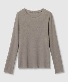 26(火)23:59までsale!!!【ANAYI 】ブラウン✖️カーキ チュール フロッキーチュールシアープルオーバー（01-01EI04-204）｜K.T