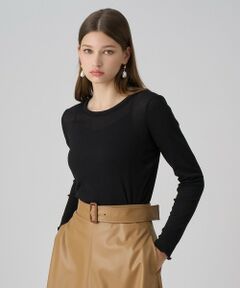 ANAYI / アナイ カットソー | ラメドライテレコクルー プルオーバー