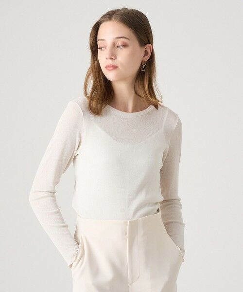 ANAYI / アナイ カットソー | ラメドライテレコクルー プルオーバー | 詳細4