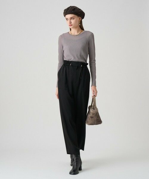 ANAYI / アナイ カットソー | ラメドライテレコクルー プルオーバー | 詳細16