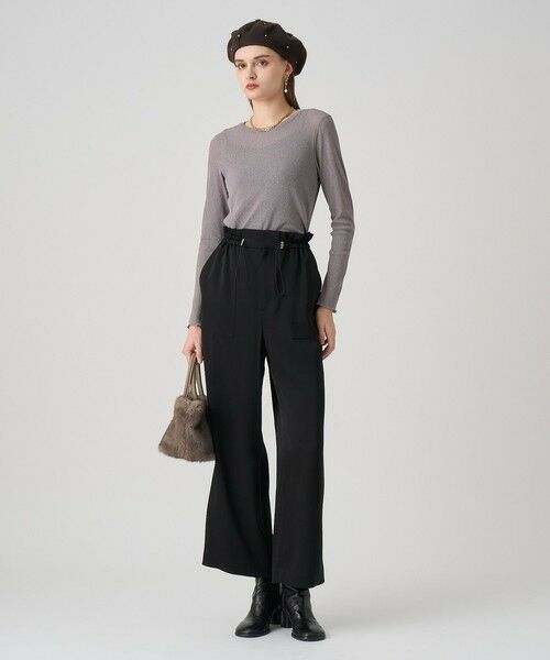 ANAYI / アナイ カットソー | ラメドライテレコクルー プルオーバー | 詳細17