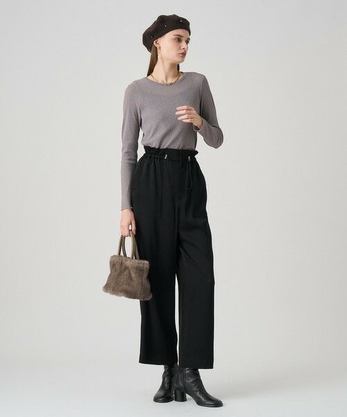 ANAYI / アナイ カットソー | ラメドライテレコクルー プルオーバー | 詳細18