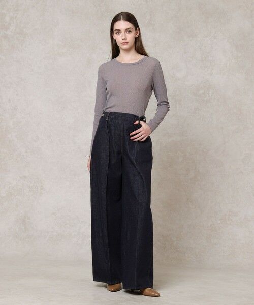 ANAYI / アナイ カットソー | ラメドライテレコクルー プルオーバー | 詳細19