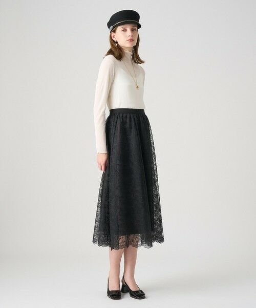 ANAYI / アナイ カットソー | チュールフロッキータートル プルオーバー | 詳細10