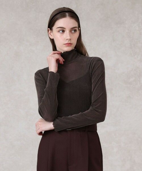 ANAYI / アナイ カットソー | チュールフロッキータートル プルオーバー | 詳細22