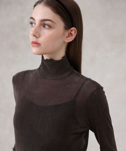 ANAYI / アナイ カットソー | チュールフロッキータートル プルオーバー | 詳細23