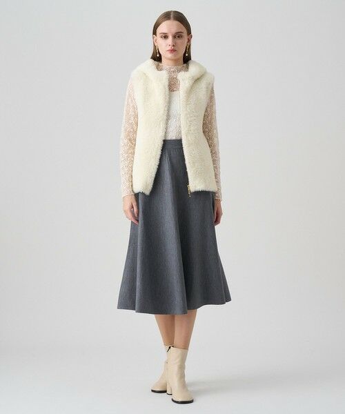 ANAYI / アナイ カットソー | ストレッチレースモックネック プルオーバー | 詳細5