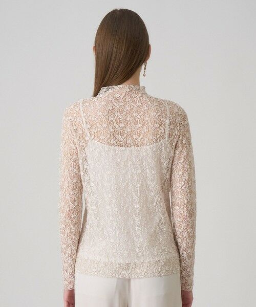 ANAYI / アナイ カットソー | ストレッチレースモックネック プルオーバー | 詳細13