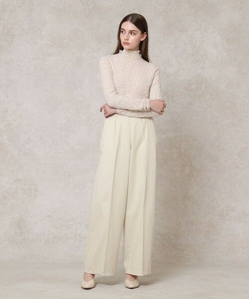 ANAYI / アナイ カットソー | ストレッチレースモックネック プルオーバー | 詳細16