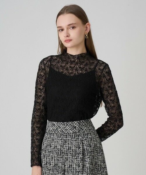 ANAYI / アナイ カットソー | ストレッチレースモックネック プルオーバー | 詳細23