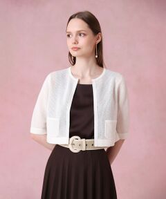 ANAYI / アナイ カーディガン・ボレロ | 【セットアップ対応商品】サマーメッシュショートカーディガン