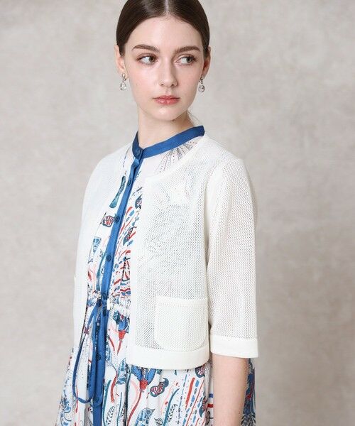 ANAYI / アナイ カーディガン・ボレロ | 【セットアップ対応商品】サマーメッシュショートカーディガン | 詳細2