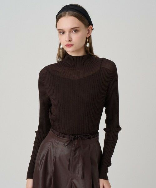 ANAYI / アナイ ニット・セーター | シアーウールハイネック プルオーバー | 詳細18