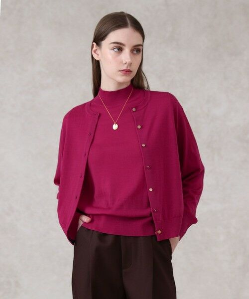 ANAYI / アナイ カーディガン・ボレロ | 【セットアップ対応商品】スーパーファインメリノクルー カーディガン | 詳細1