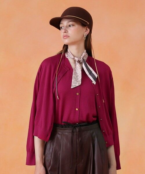 ANAYI / アナイ カーディガン・ボレロ | 【セットアップ対応商品】スーパーファインメリノクルー カーディガン | 詳細3