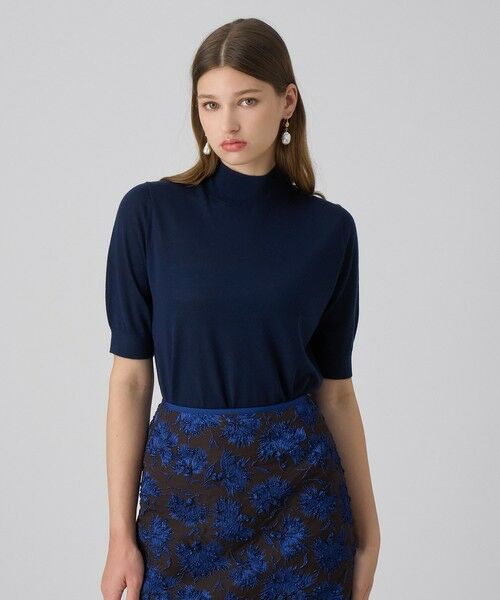 ANAYI/アナイ 【セットアップ対応商品】スーパーファインメリノハイネック プルオーバー navy (65) 38 ANAYI/アナイ 【セットアップ対応商品】スーパーファインメリノハイネック プルオーバー navy (65) 38