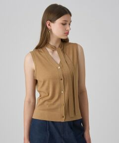 ANAYI / アナイ ニット・セーター | 【セットアップ対応商品】スーパーファインメリノタイ付きベスト