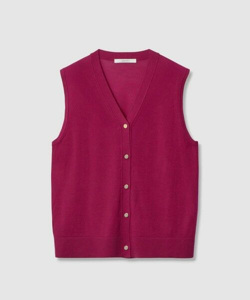 ANAYI / アナイ ニット・セーター | 【セットアップ対応商品】スーパーファインメリノタイ付きベスト | 詳細7