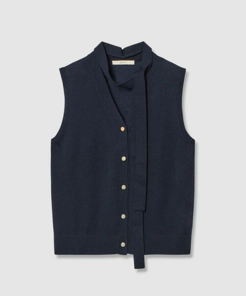 ANAYI / アナイ ニット・セーター | 【セットアップ対応商品】スーパーファインメリノタイ付きベスト | 詳細19
