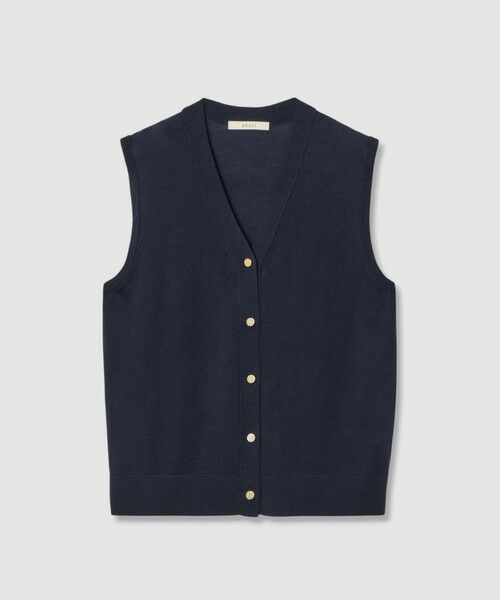 ANAYI / アナイ ニット・セーター | 【セットアップ対応商品】スーパーファインメリノタイ付きベスト | 詳細21