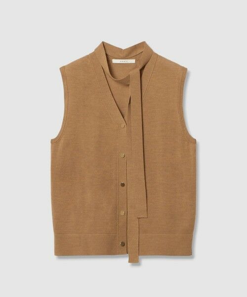 ANAYI / アナイ ニット・セーター | 【セットアップ対応商品】スーパーファインメリノタイ付きベスト | 詳細30