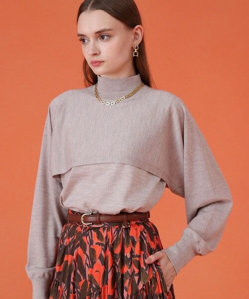 ANAYI / アナイ その他トップス | エキストラファインメリノアンサンブルニット(beige (11))