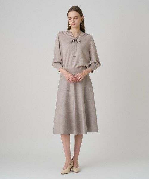 ANAYI / アナイ ニット・セーター | 【セットアップ対応商品】エキストラファインメリノタイ付きVネック プルオーバー | 詳細3