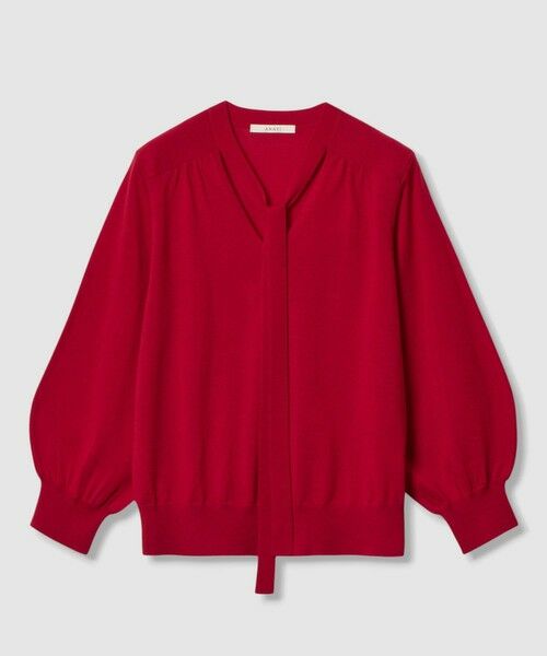 ANAYI / アナイ ニット・セーター | 【セットアップ対応商品】エキストラファインメリノタイ付きVネック プルオーバー | 詳細12