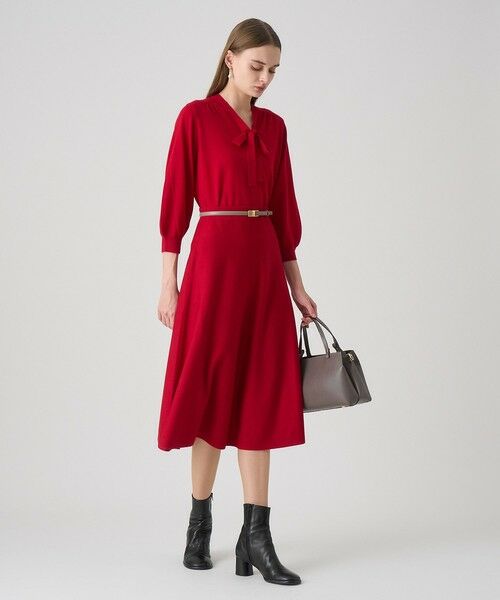 ANAYI / アナイ ニット・セーター | 【セットアップ対応商品】エキストラファインメリノタイ付きVネック プルオーバー | 詳細11