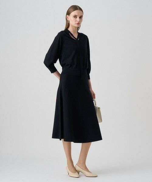 ANAYI / アナイ ニット・セーター | 【セットアップ対応商品】エキストラファインメリノタイ付きVネック プルオーバー | 詳細20