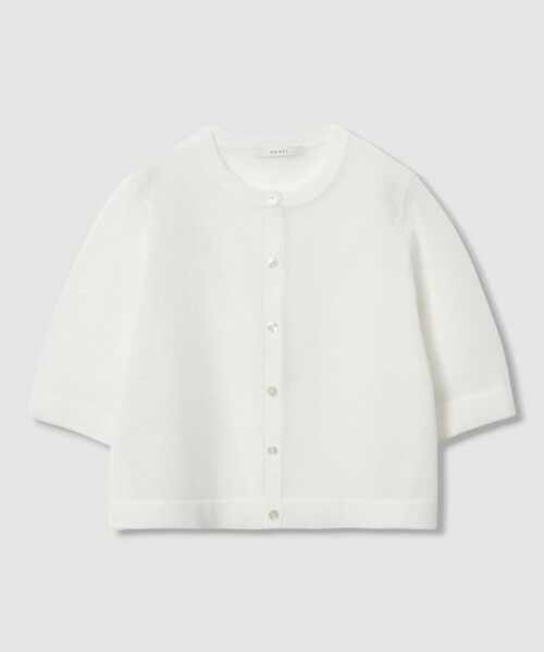 ANAYI / アナイ カーディガン・ボレロ | ハーフスリーブシアークルー カーディガン | 詳細10