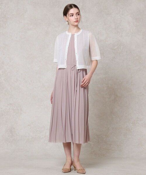 ANAYI / アナイ カーディガン・ボレロ | ハーフスリーブシアークルー カーディガン | 詳細5