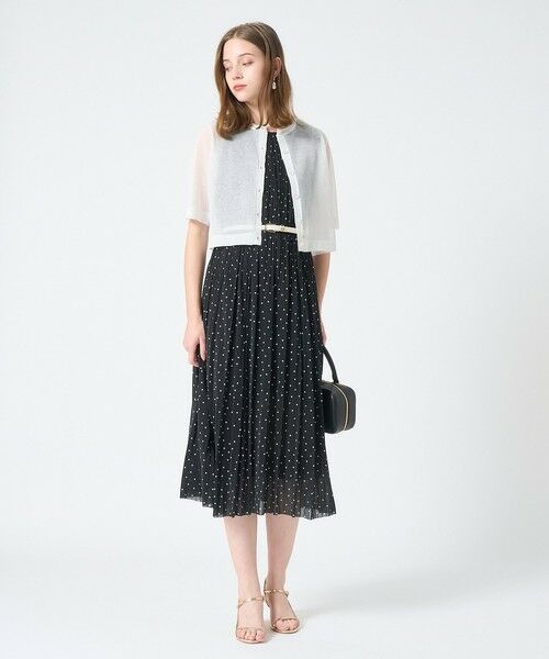 ANAYI / アナイ カーディガン・ボレロ | ハーフスリーブシアークルー カーディガン | 詳細6